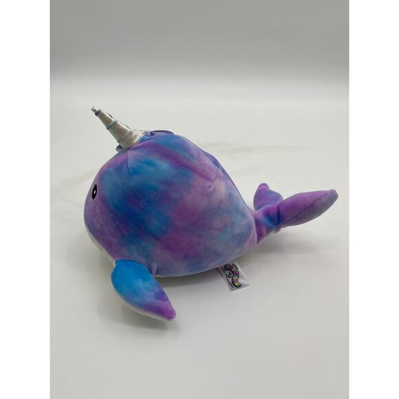 Squishmallows Kelly Toys Hallie The Narwhal 11.5 inches Plush Stuffed Toy NEW - Picture 8 of 12